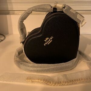 COACH Heart shaped crossbody bag